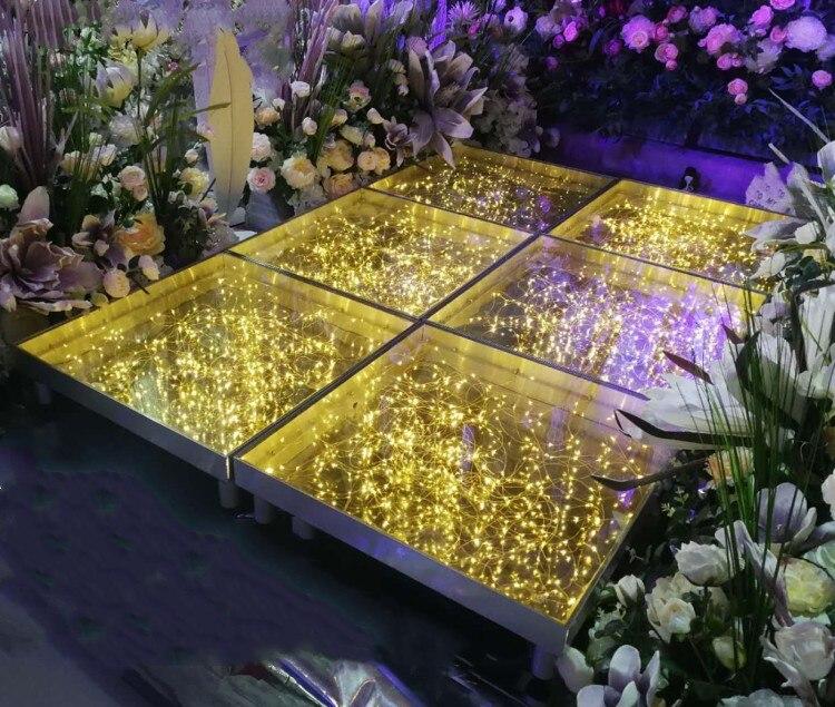 60CMX60cm Luxury Shine Crystal LED Wedding Mirror Carpet Aisle Runner For Wedding party T Station Stage Decorations new arrival