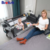 Brotish Crib splicing large bed removable bb multi-function portable folding newborn baby bedside bed cradle bed