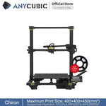 ANYCUBIC Chiron 3d Printer Large Build Volume With Automatic Level Ultrabase Extruder Heated Bed FDM 3D Printer Kit 3d-printer