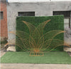 New wedding props iron Lily background screen Lily door theme wedding stage decoration